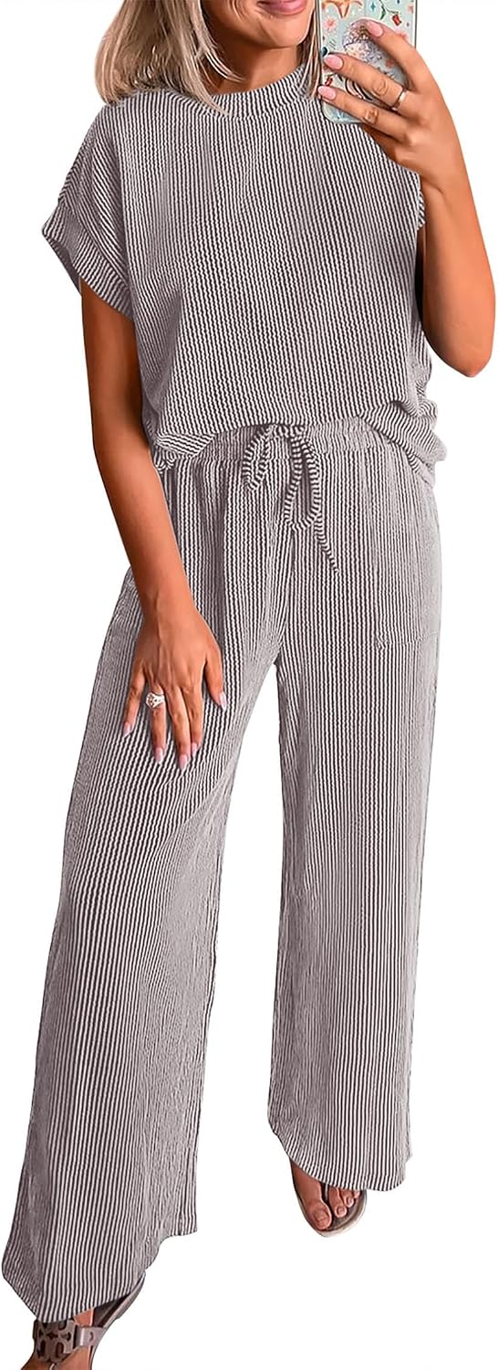 2 Piece Sets for Women Dressy Matching Lounge Set