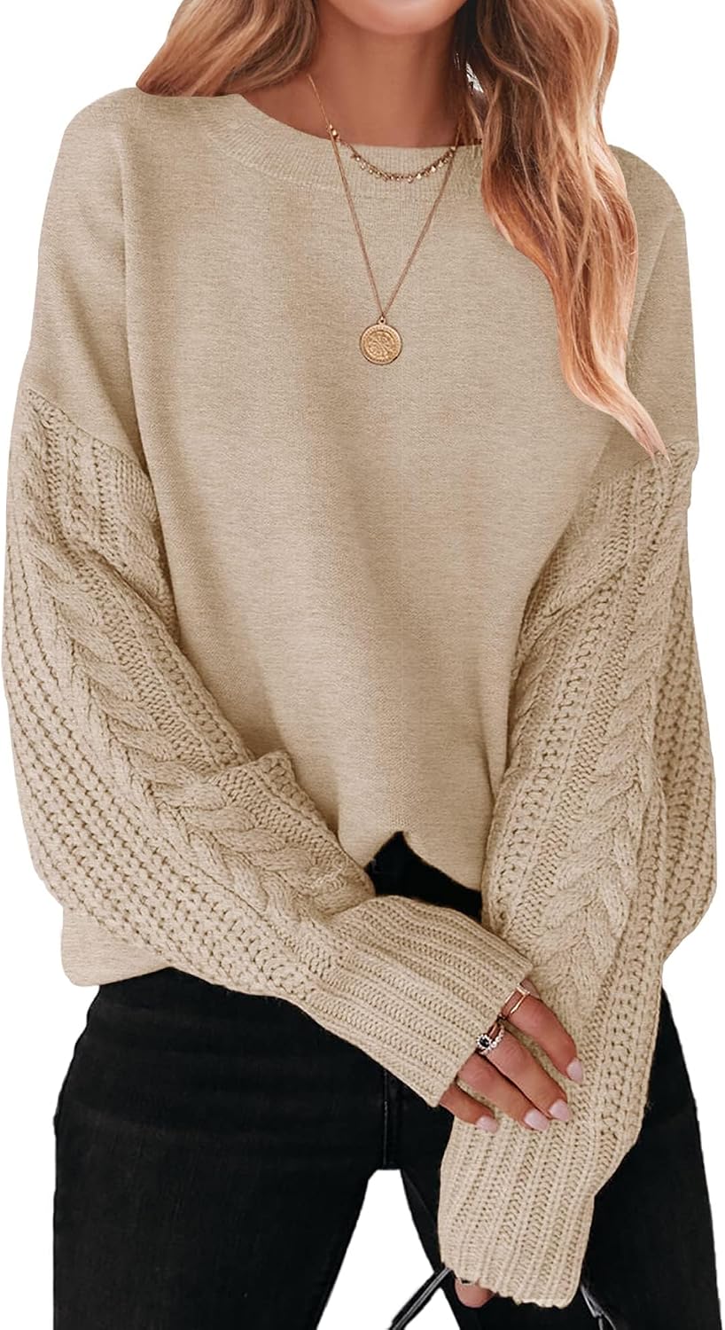 2026 Fall Sweaters for Women Cable Knit Oversized Outfits