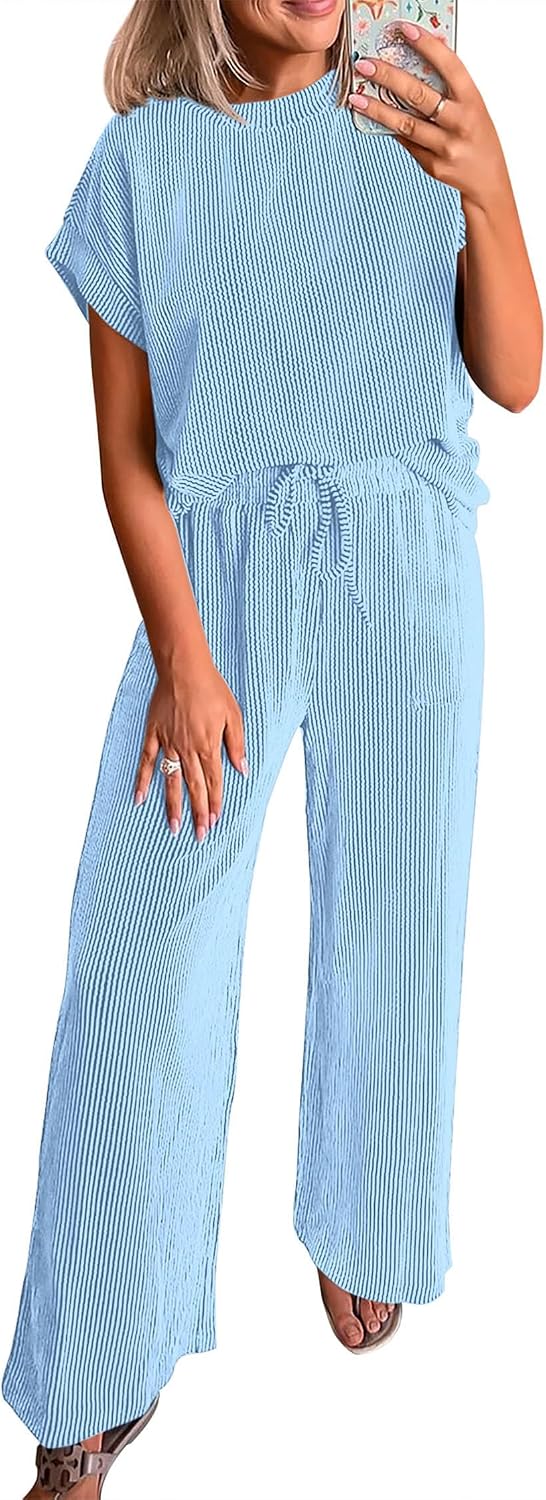 2 Piece Sets for Women Dressy Matching Lounge Set