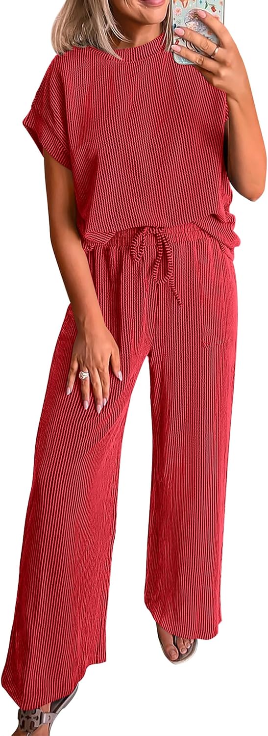 2 Piece Sets for Women Dressy Matching Lounge Set