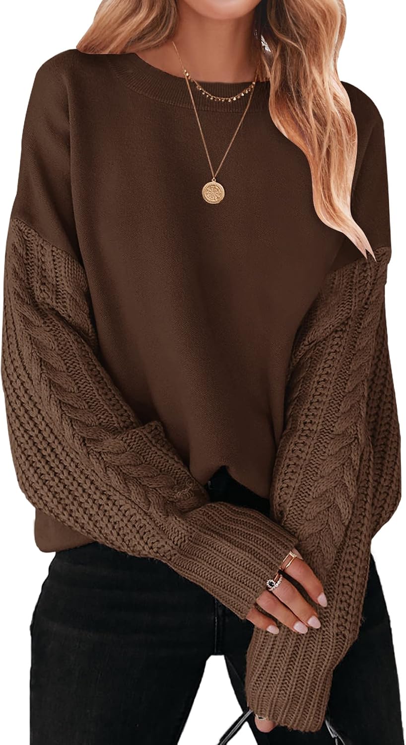 2026 Fall Sweaters for Women Cable Knit Oversized Outfits