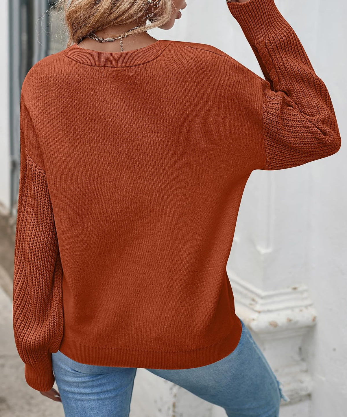 2026 Fall Sweaters for Women Cable Knit Oversized Outfits
