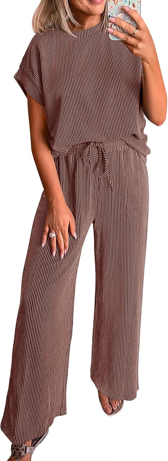 2 Piece Sets for Women Dressy Matching Lounge Set