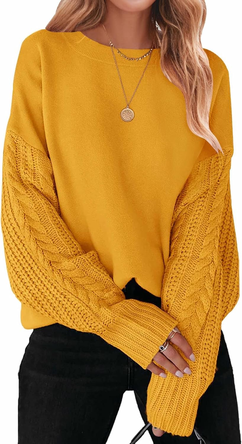 2026 Fall Sweaters for Women Cable Knit Oversized Outfits