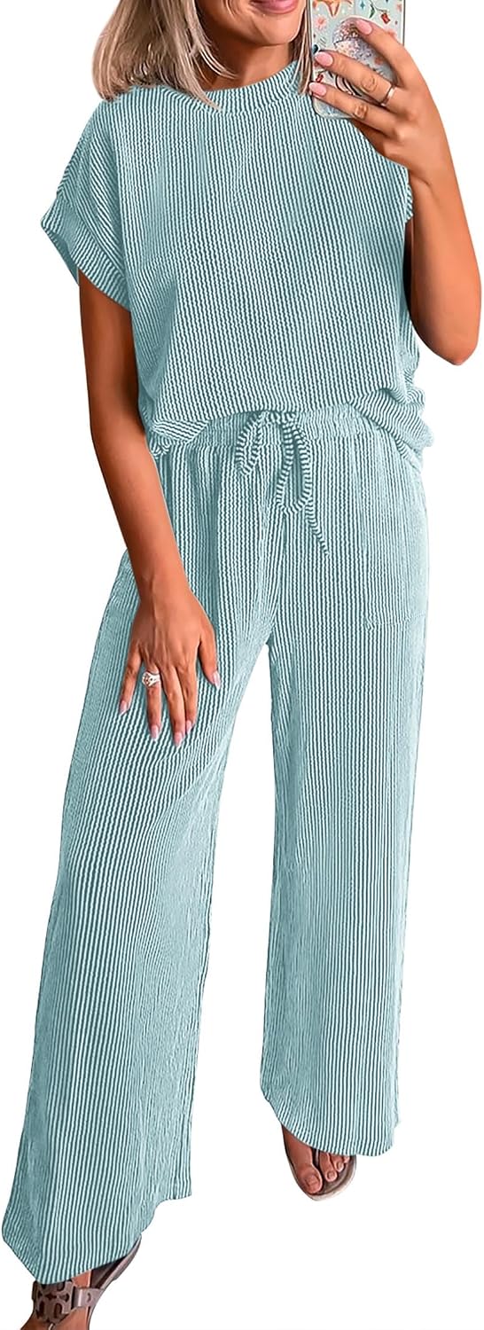 2 Piece Sets for Women Dressy Matching Lounge Set