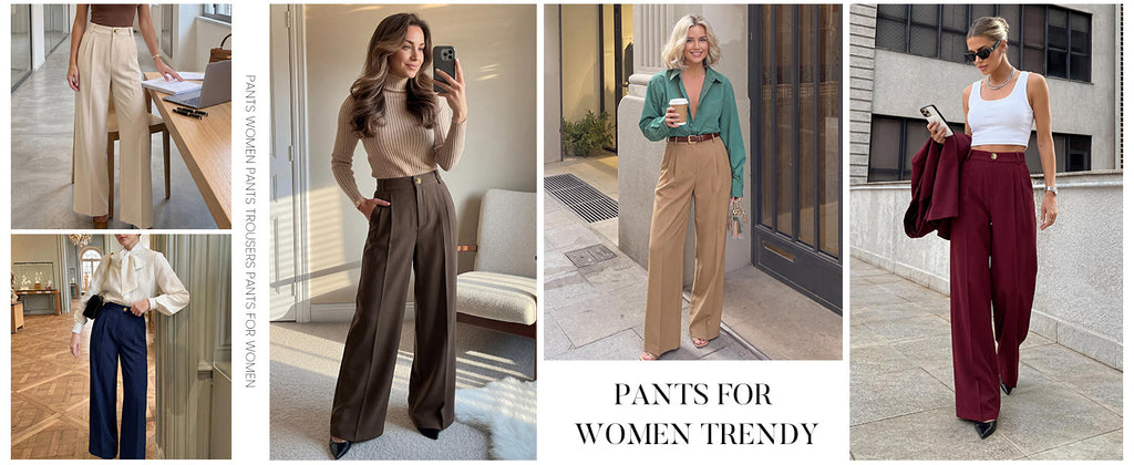 2026 Fall Wide Leg Pants for Women High Waisted Slack
