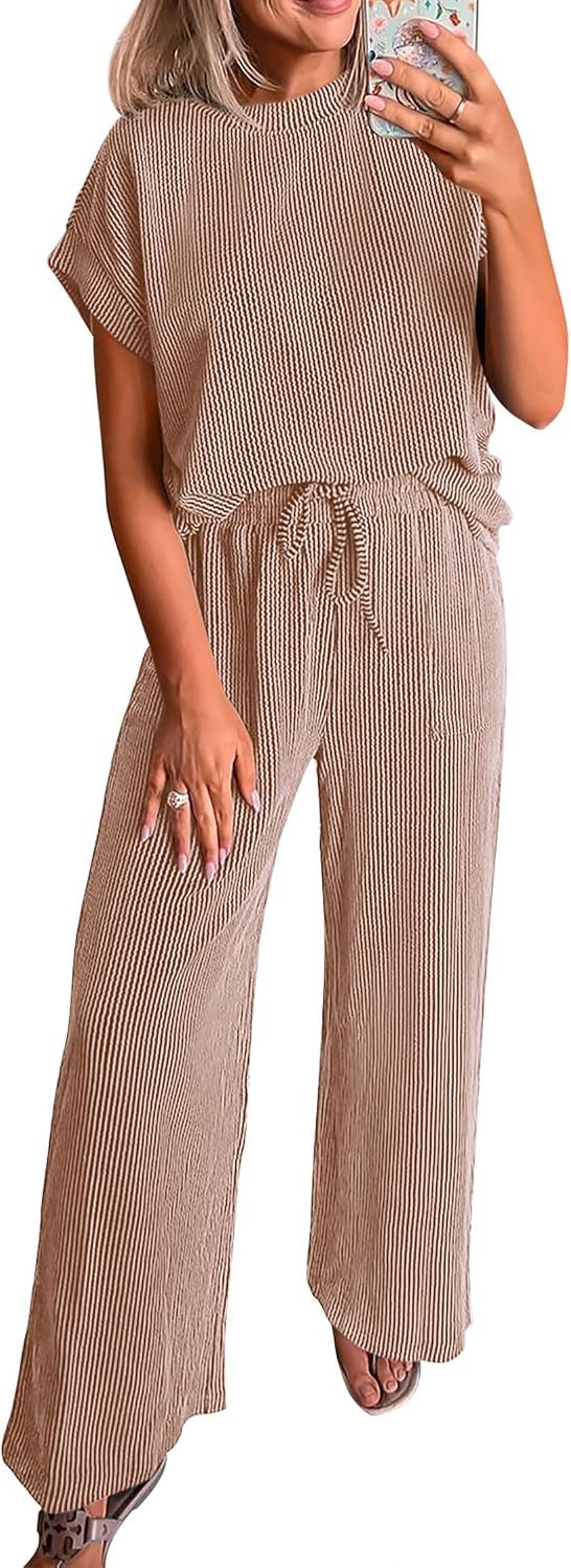 2 Piece Sets for Women Dressy Matching Lounge Set